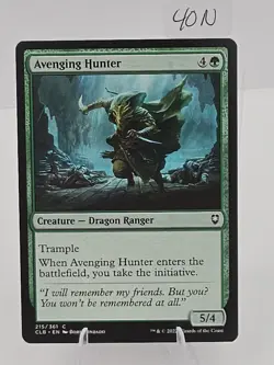 Avenging Hunter C Commander Legends: Battle for Baldur's Gate 215 Near Mint edh - Image 4
