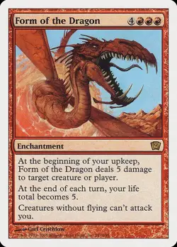 Form of the Dragon 1x MtG Ninth Edition 9th SP/NM - Image 1