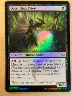 MTG 1x FOIL Qarsi High Priest Fate Reforged Modern Magic the Gathering x1 NM - Image 1