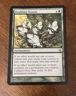 1x Doubling Season, Ravnica Rare, MTG - Image 1