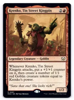 Krenko, Tin Street Kingpin NM Commander: March of the Machine 0287 MTG Regular - Image 1