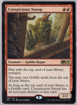 1x Conspicuous Snoop - Core Set 2021 - Near Mint - Image 1