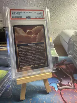 2023 Magic The Gathering LORD OF THE RINGS #13 THE RING PSA 10 GEM MINT LOW POP - Image 1