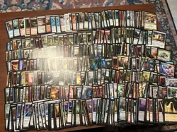 Magic The Gathering Huge Card Lot Non-English 450 Cards NO RESERVE AUCTION - Image 1