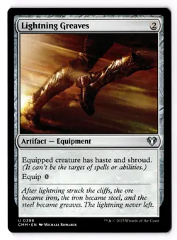 Lightning Greaves 398 Commander Masters Normal NM - Image 1