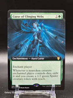 Curse of Clinging Webs (Extended Art) Commander: Innistrad: Midnight Hunt - Image 1