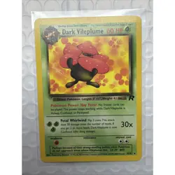 Dark Vileplume 30/82 Pokemon Team Rocket Non Holo WOTC TCG NM - Image 1