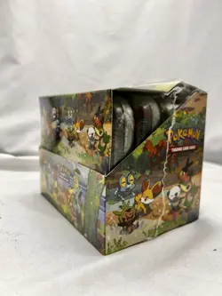 Pokemon TCG Celebrations Mini Tin Display Factory Sealed 8 Tins 25th Anniversary - Image 3