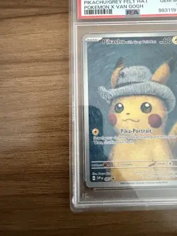 Pokemon Pikachu with Grey Felt Hat Promo PSA 10 085 SVP Scarlet & Violet 2023 - Image 3