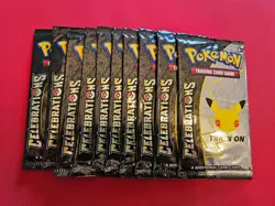 Pokemon Celebrations 25th Anniversary Booster Pack - Lot of 10 packs - Image 2