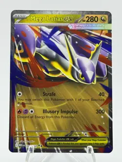 Mega Latias ex 100/132 Double Rare Mega Evolution 2025 Pokemon - Mint - Image 1