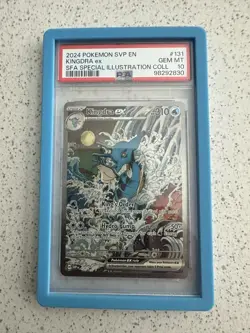Kingdra ex 131 Sv: Scarlet & Violet Black Star Promo Card Holo PSA 10 - Image 1