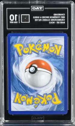 TAG 10 Charizard 4/102 Pokemon Celebrations Classic Collection Sword Shield - Image 2