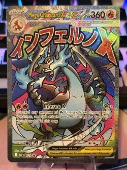 Mega Charizard X ex MEP 023 (NM) - Mega Evolution Black Star Promo - Pokemon TCG - Image 1