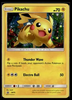 2017 Sun & Moon, Promos - Sun & Moon Promos 6 Pikachu Basic/Promo #SM76 - Image 1