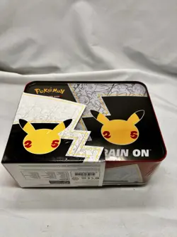 Pokemon TCG Celebration 25th Anniversary Collector’s Chest Lunch Box Tin - Image 4
