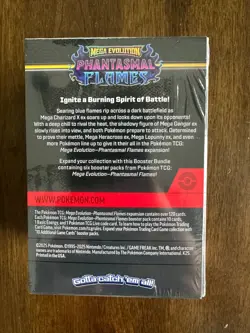 Pokemon Mega Evolution Phantasmal Flames Booster Bundle-*see pics-small hole - Image 3