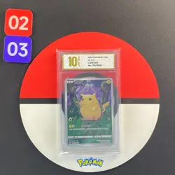 Pokemon TCG Chinese near mint pikachu CSDC 001/024 Grade10 - Image 1
