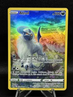 Pokemon TCG Absol GG16/GG70 Crown Zenith: Galarian Gallery Holo LP - Image 1