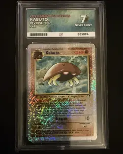 Ace Graded Pokemon legendary collection reverse holo kabutops - Image 2