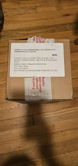 Brilliant Stars Pokemon Center Elite Trainer Box Case 820650850066 - Image 3