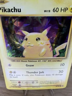 Pokemon Pikachu Cracked Ice Holo 35/108 - Image 2