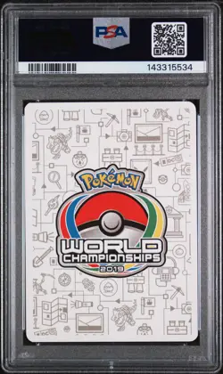 2019 POKEMON 2019 WORLD CHAMPIONSHIPS DECK: PERFECTION MEWTWO & MEW GX PSA 10 - Image 2