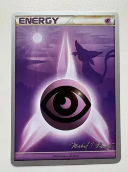 Espeon Psychic Energy 2010 World Championships Pokemon TCG MP - Image 1
