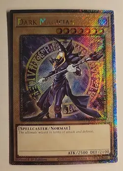 Yugioh Dark Magician RA04-Ean106 Platinum Secret Rare - Image 1