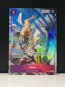 Ohm (Alternate Art) Alt Art OP15-061 Adventure on Kami's Island Foil One Piece - Image 1