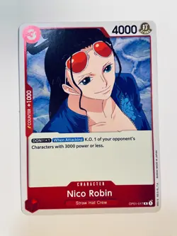 OP01-017 Nico Robin-Rare-Foil-One Piece TCG-English - Image 1