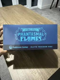 Pokemon TCG Phantasmal Flames Pokemon Center ETB Elite Trainer Box - Seal RIP - Image 3