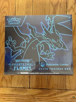 Phantasmal Flames TCG Pokemon Center Exclusive Elite Trainer Box ETB - Image 1