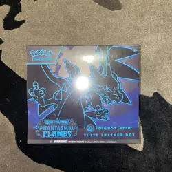 Pokemon TCG Phantasmal Flames Pokemon Center Exclusive ETB Elite Trainer Box 🔥 - Image 1