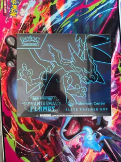 Phantasmal Flames Pokemon Center ETB (Elite Trainer Box) - Pokemon TCG - Sealed - Image 1