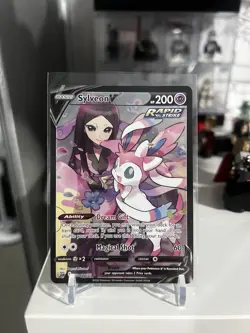 Pokemon Sylveon V Full Art TCG TG14/TG30 Brilliant Stars Trainer Gallery Card - Image 1