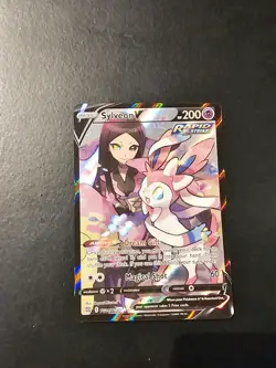 Pokemon Sylveon v Full Art TCG TG14/TG30 Brilliant Stars Trainer Gallery Card - Image 1