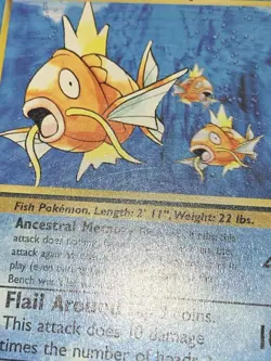 1st Edition Giovanni’s Magikarp Vintage 73/132 Pokemon Card - Image 5