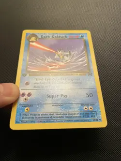 Dark Golduck 37/82 Team Rocket 1st Edition Pokemon Card 2000 WOTC - Image 3