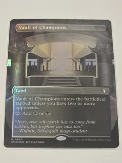 🔥 Vault of Champions (Borderless) MTG Commander Masters - FOIL! NM/M!! - Image 1