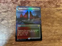 Mtg Sundown Pass Borderless Foil - Image 1
