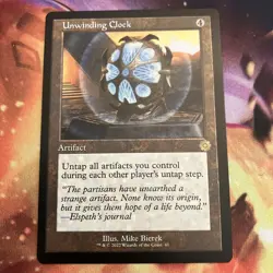 Unwinding Clock The Brothers' War: Retro Frame Artifacts NM Pack Fresh - Image 1