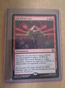 Magic the Gathering: MINT All Will Be One 118/271 Enchantment Card - Image 1