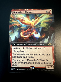 MTG - Detective's Phoenix - Modern Horizons 3 - 457 - MH3 - Extended Art - Image 1