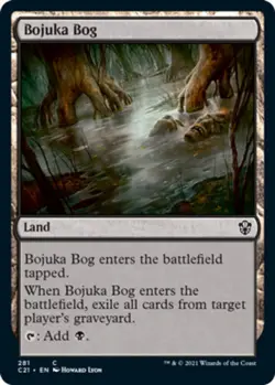 1 x Bojuka Bog - Commander 2021 - Light Play - MTG - Image 1