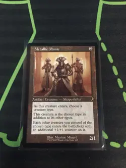 MTG Magic The Gathering Metallic Mimic Retro Frame Artifact Tribal Commander - Image 1