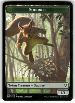SQUIRREL TOKEN #15 T MTG COMMANDER LEGENDS: BATTLE FOR BALDUR'S GATE - Image 1