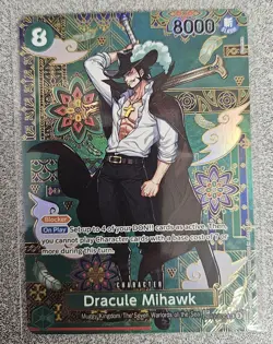 Dracule Mihawk - OP12-030 (SP) - The Azure Sea's Seven Foil - NM One Piece - Image 1
