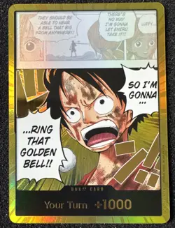 One Piece TCG English OP15 GOLD Don!! Card - Adventure on Kami's Island - Image 1