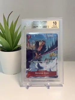 BGS 10 RORONOA ZORO (ST01-013) 3 ON 3 CUP 2023 ONE PIECE PROMO - Image 1
